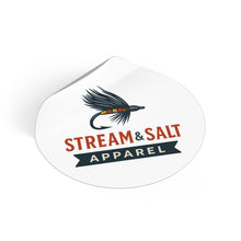 Stream & Salt - Classic Logo Round Vinyl Stickers