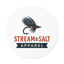 Stream & Salt - Classic Logo Round Vinyl Stickers